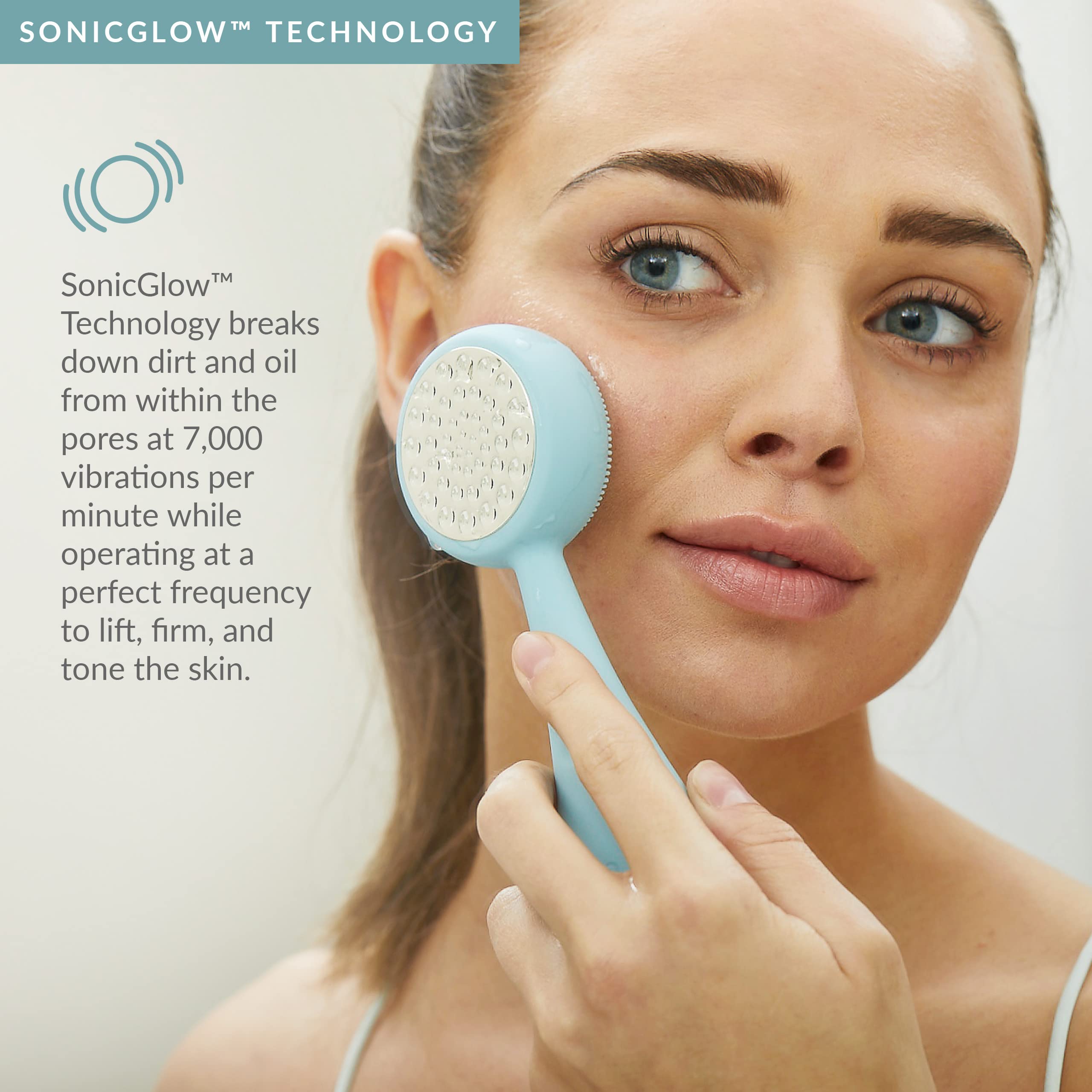 pmd-beauty-clean-pro-electric-facial-cleansing-brush-with-heated-anti-aging-mass image 6