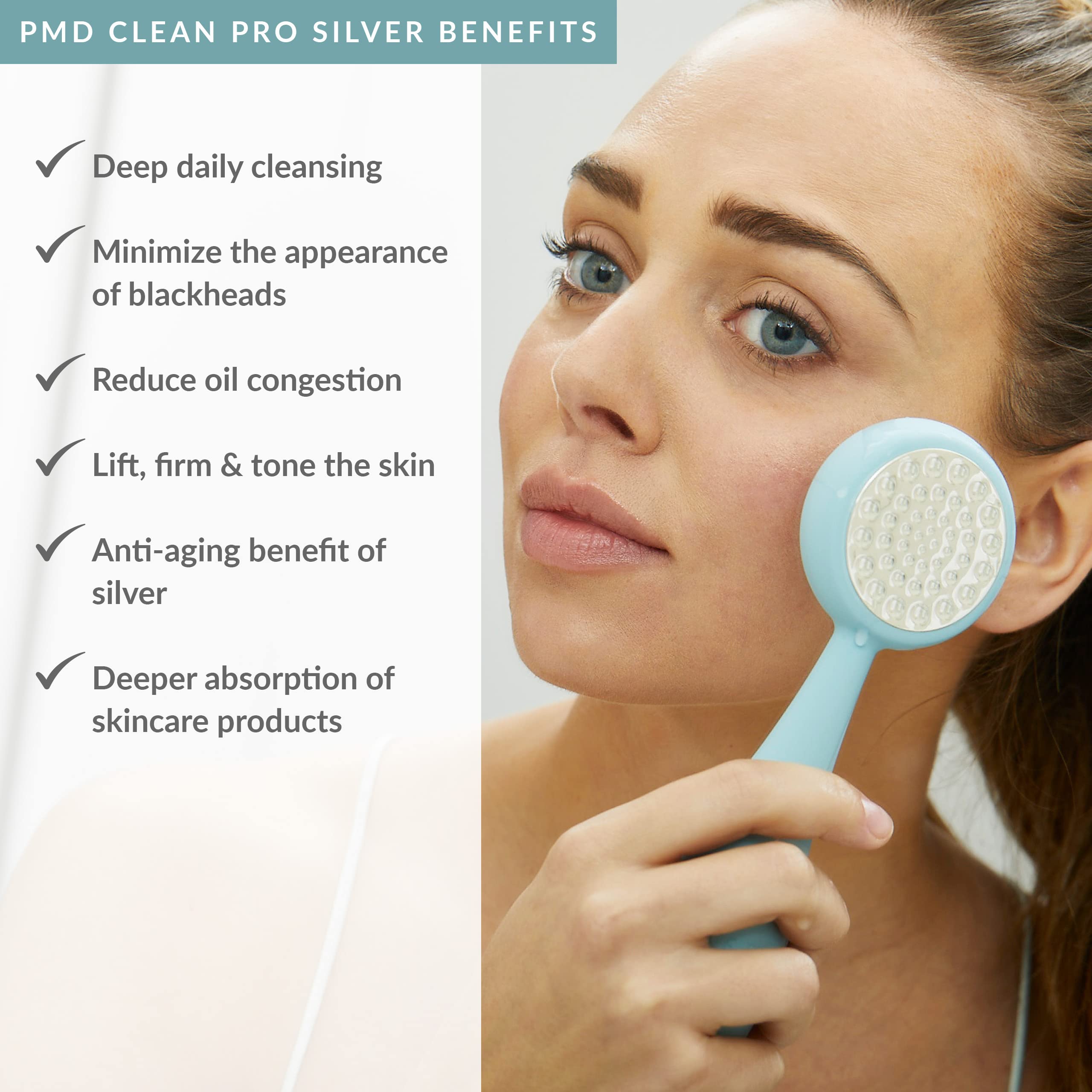 pmd-beauty-clean-pro-electric-facial-cleansing-brush-with-heated-anti-aging-mass image 2