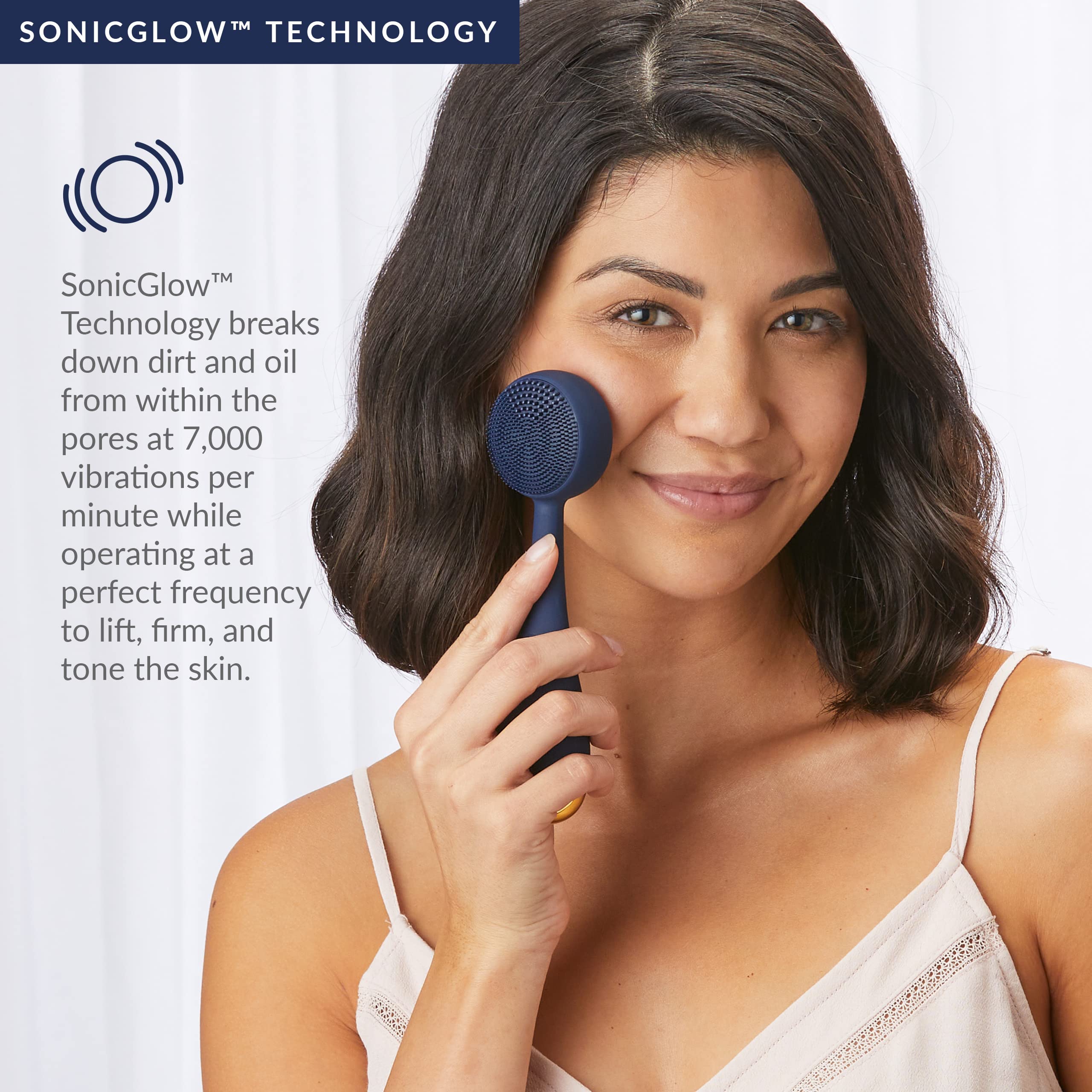 pmd-beauty-clean-facial-cleansing-brush-waterproof-silicone-face-cleanser-with-s image 5