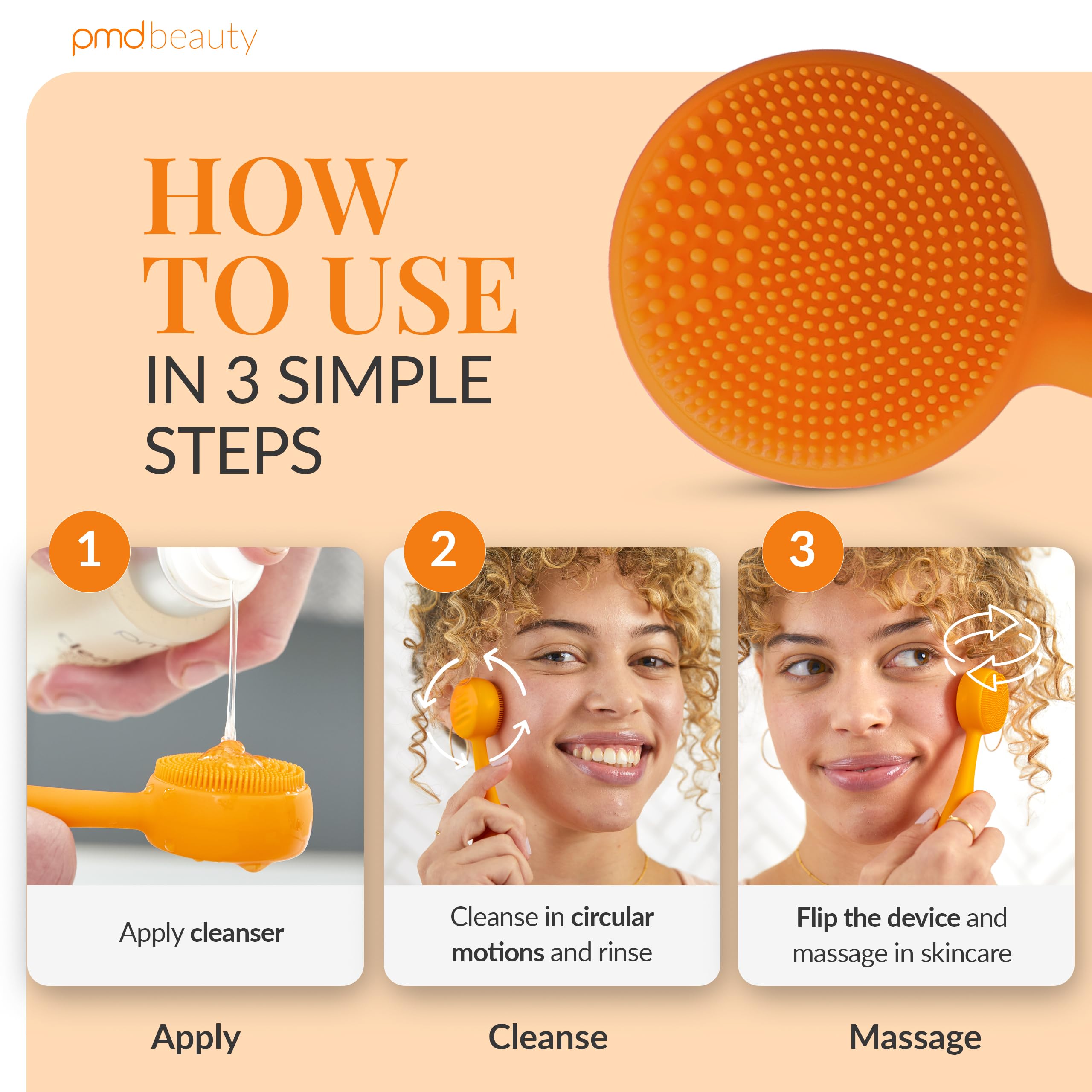 pmd-beauty-pmd-clean-mini-smart-facial-cleansing-device-with-silicone-brush-anti image 6