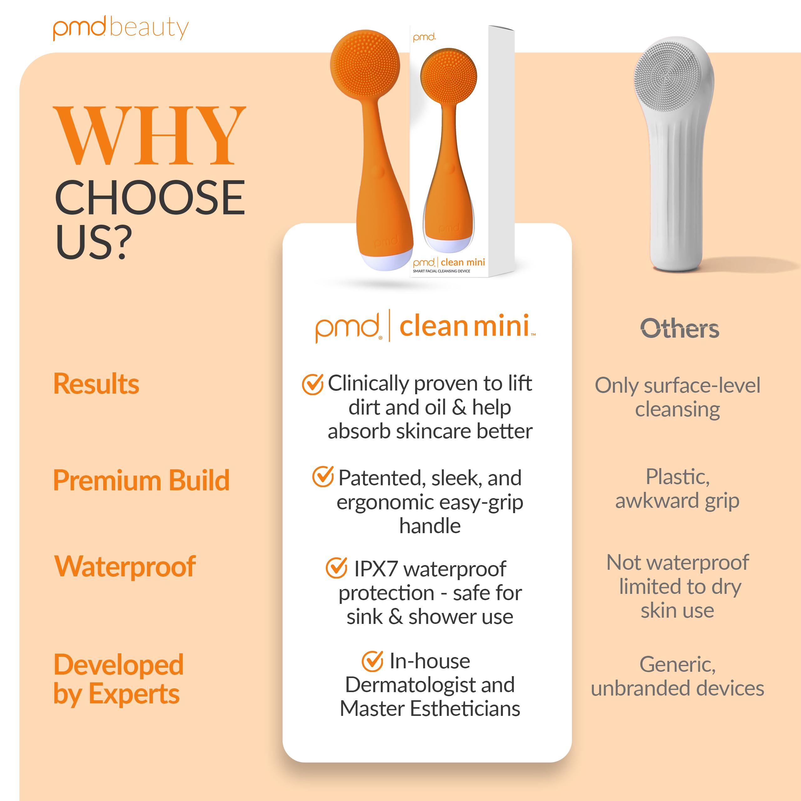 pmd-beauty-pmd-clean-mini-smart-facial-cleansing-device-with-silicone-brush-anti image 7