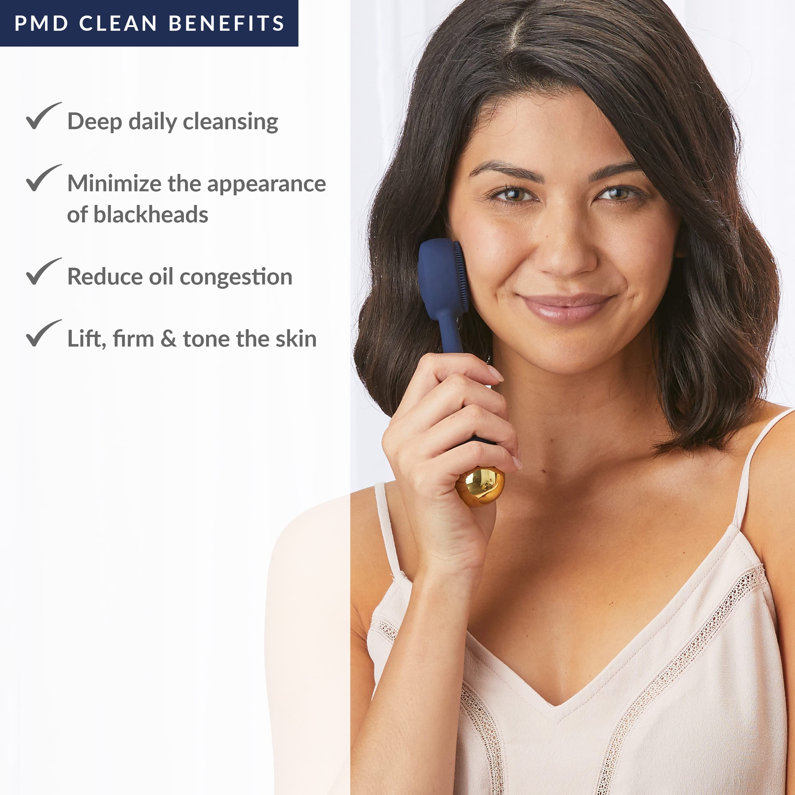 pmd-beauty-clean-facial-cleansing-brush-waterproof-silicone-face-cleanser-with-s image 2