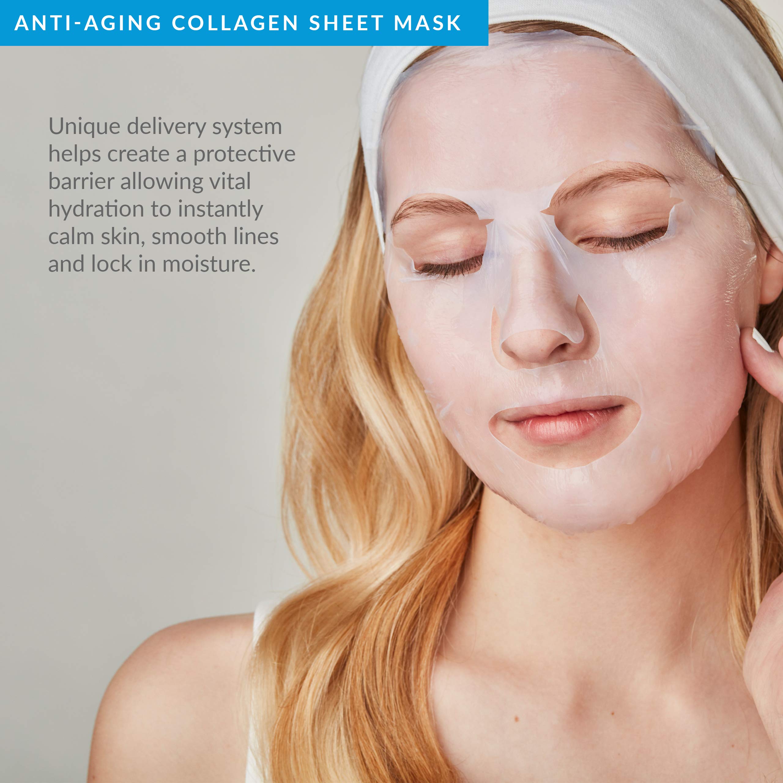 pmd-recovery-anti-aging-collagen-sheet-mask-5-ct-boosts-hydration-soothes-skin-p image 4