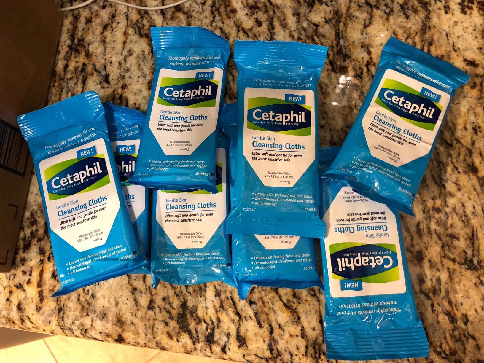 Love Cetaphil wipes!