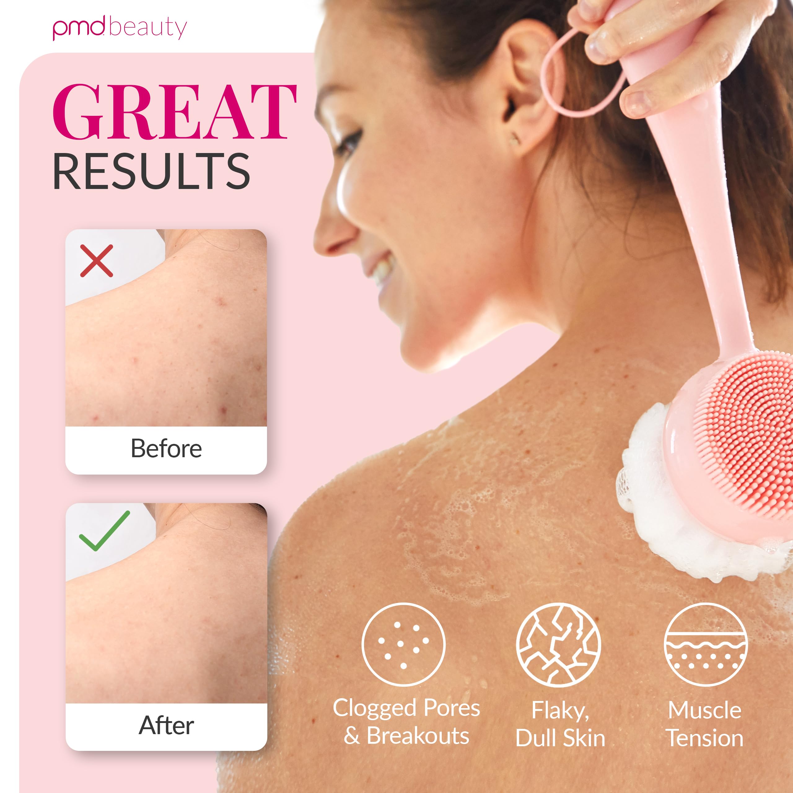 pmd-beauty-clean-body-electric-smart-cleansing-device-with-3-attachments image 4
