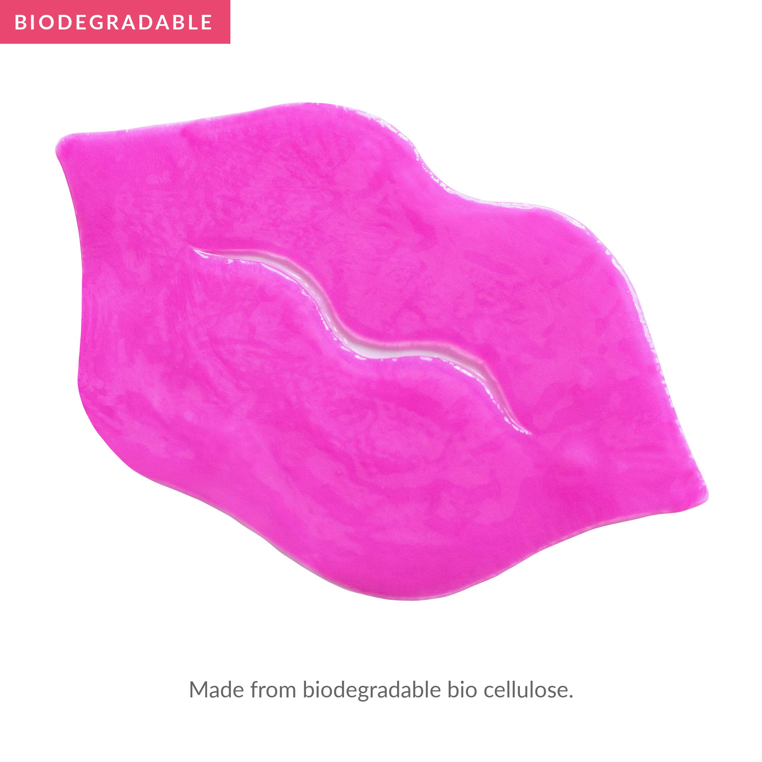 pmd-hydrakiss-bio-cellulose-anti-aging-lip-sheet-masks-10-count image 4