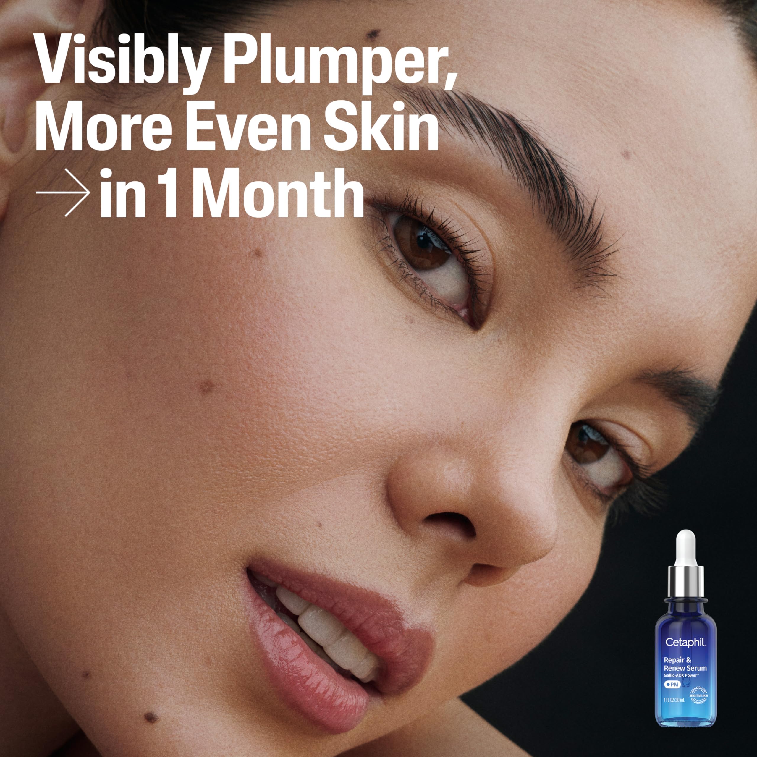 cetaphil-repair-renew-night-serum-with-gallic-acid-vitamin-e-1-fl-oz-for-stresse image 2