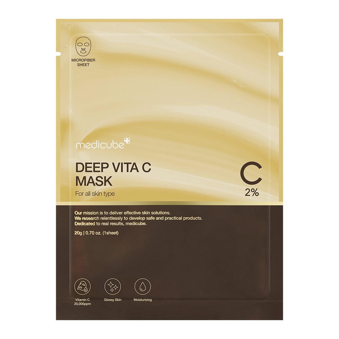 medicube-deep-vita-c-mask-2-sheets-pure-vitamin-c-brightening-sheet-mask image 1