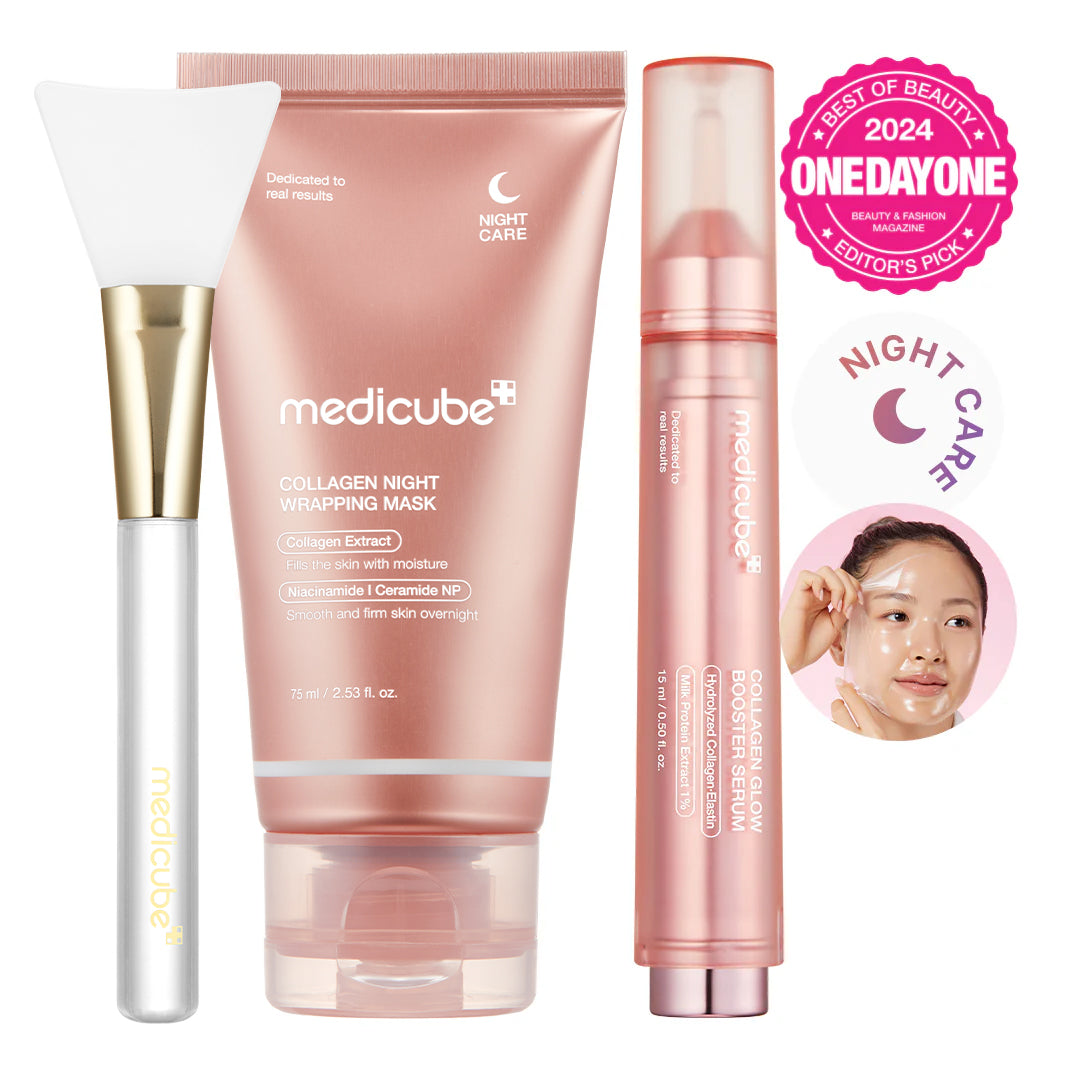 medicube-glazed-milk-duo-viral-skincare-set-with-hydrating-cleanser-and-moisturi image 1