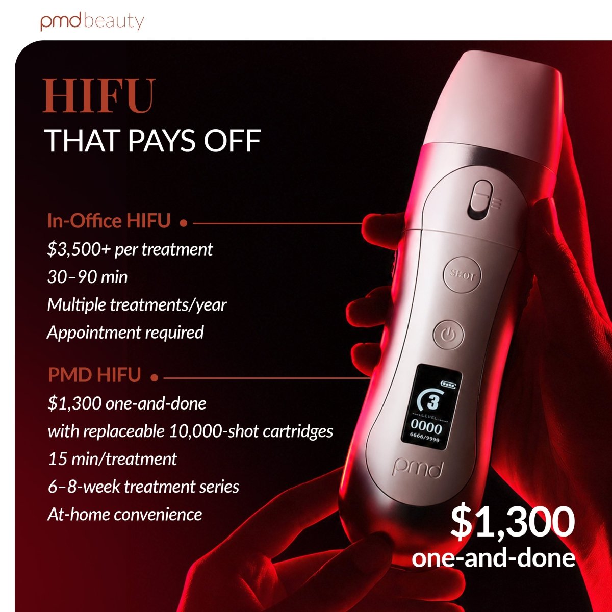 pmd-beauty-hifu-replacement-cartridge-10-000-shots-multi-depth-ultrasound-for-co image 7