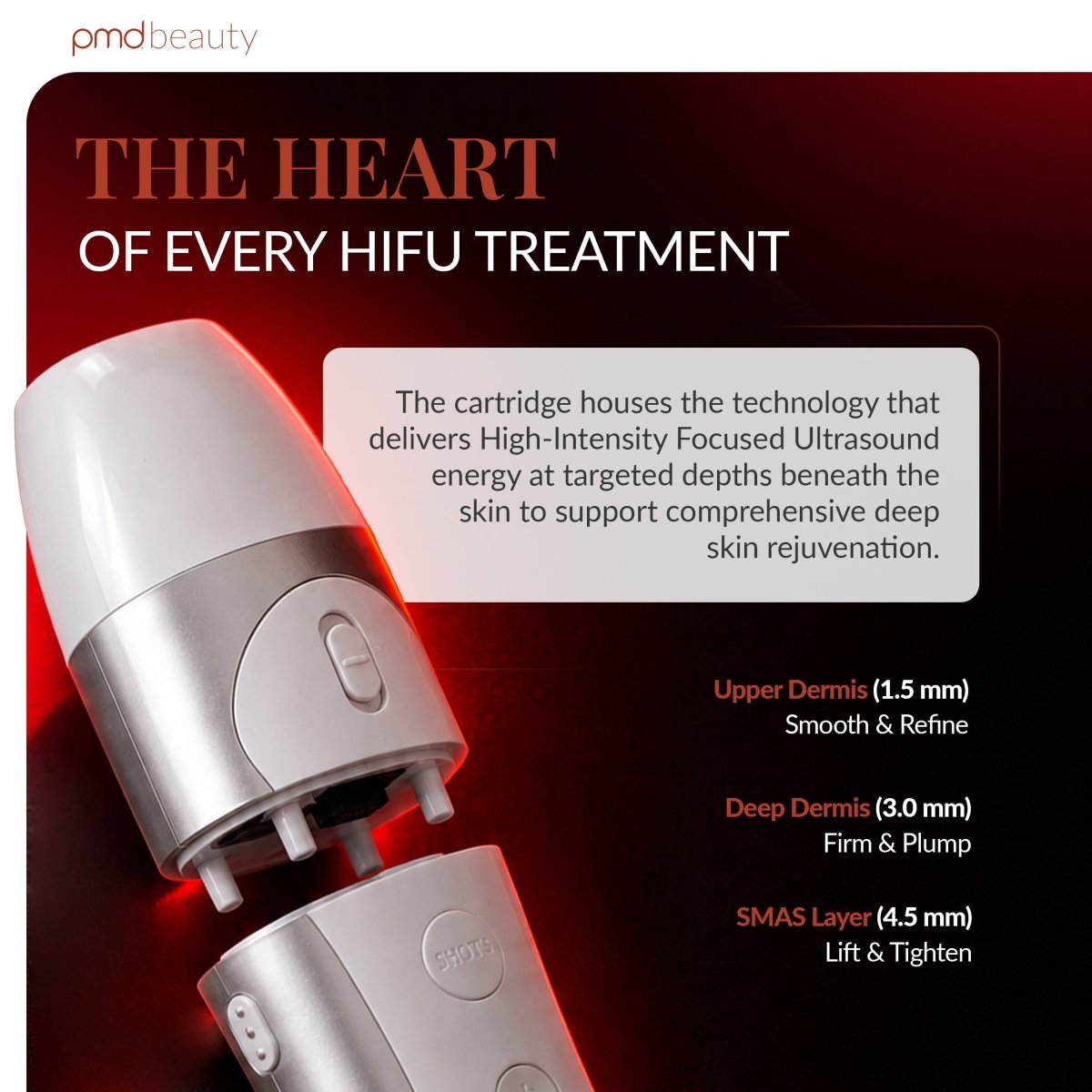 pmd-beauty-hifu-replacement-cartridge-10-000-shots-multi-depth-ultrasound-for-co image 3
