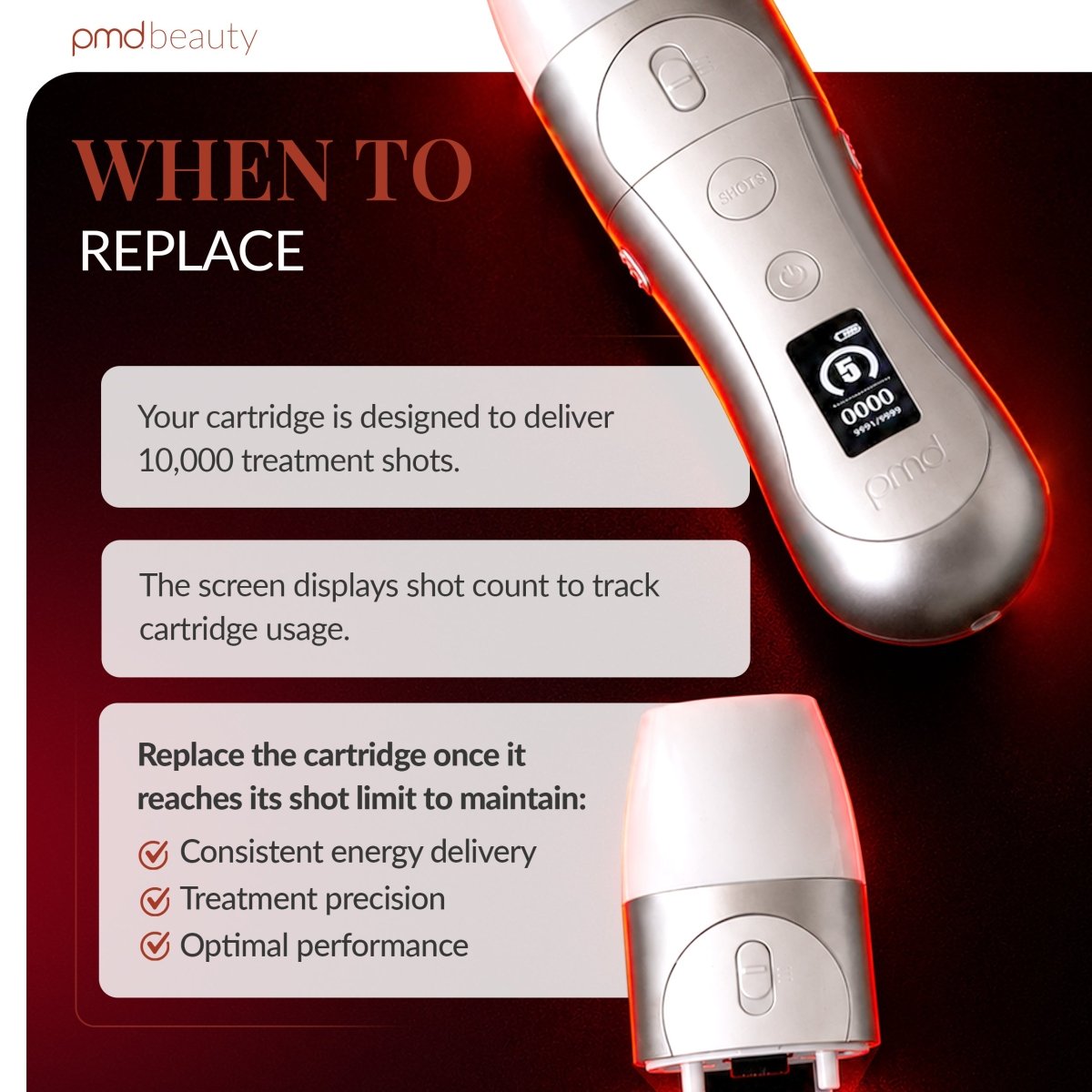 pmd-beauty-hifu-replacement-cartridge-10-000-shots-multi-depth-ultrasound-for-co image 5