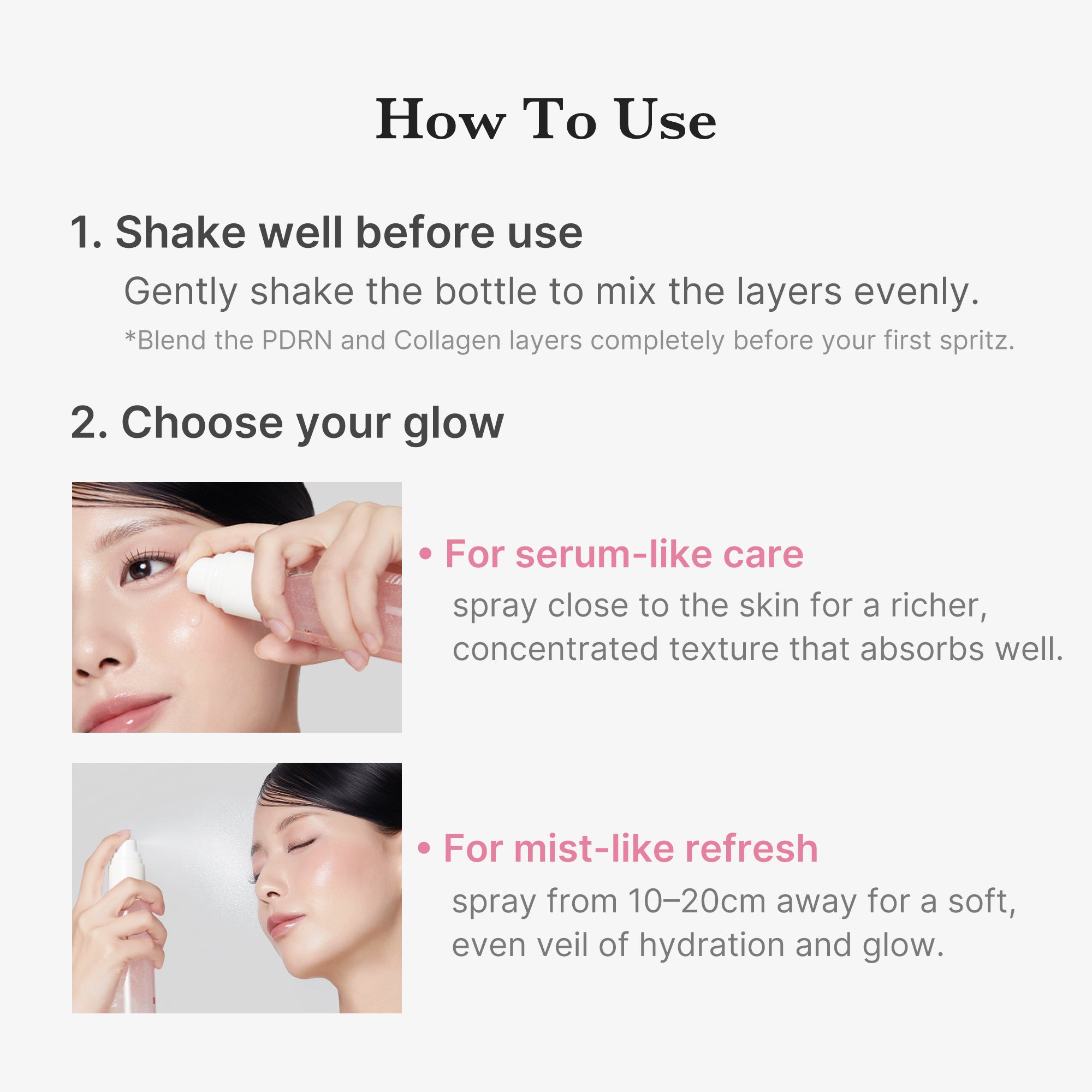 medicube-pdrn-pink-collagen-glow-jelly-mist-serum-120ml-2-in-1-hydrating-glow-sp image 6