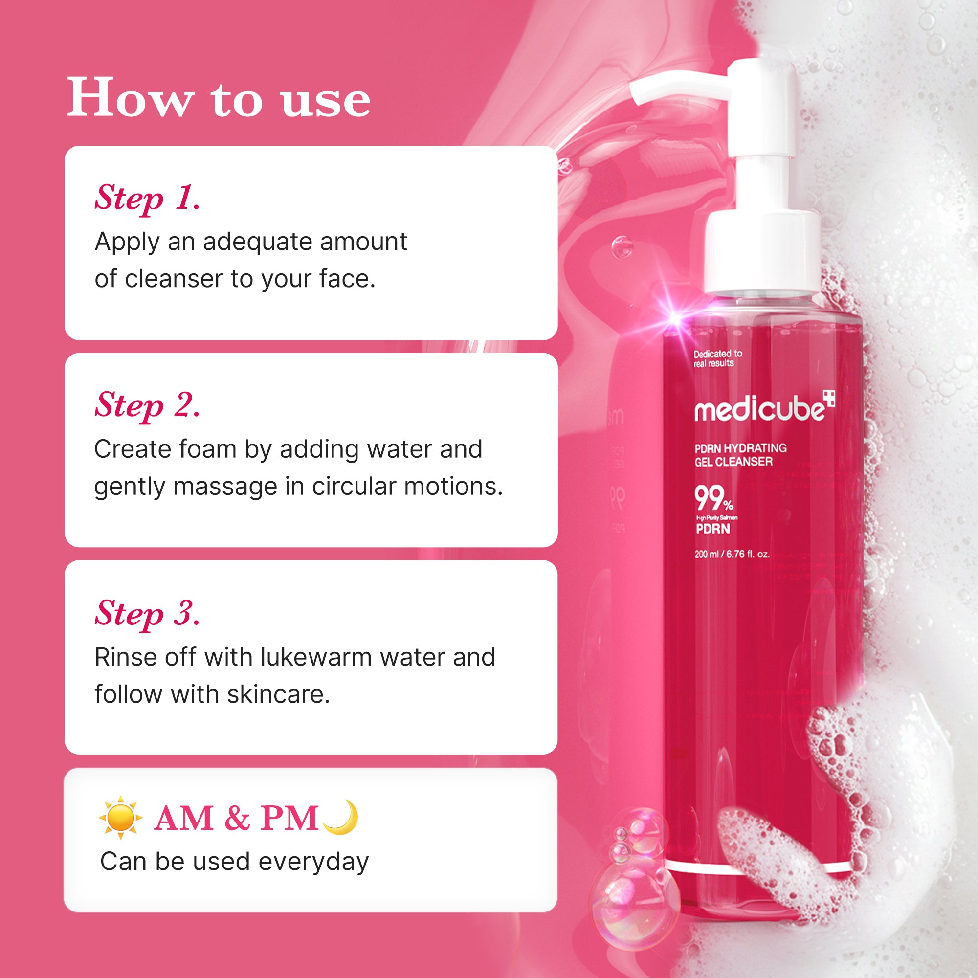 medicube-pdrn-pink-gel-cleanser image 6