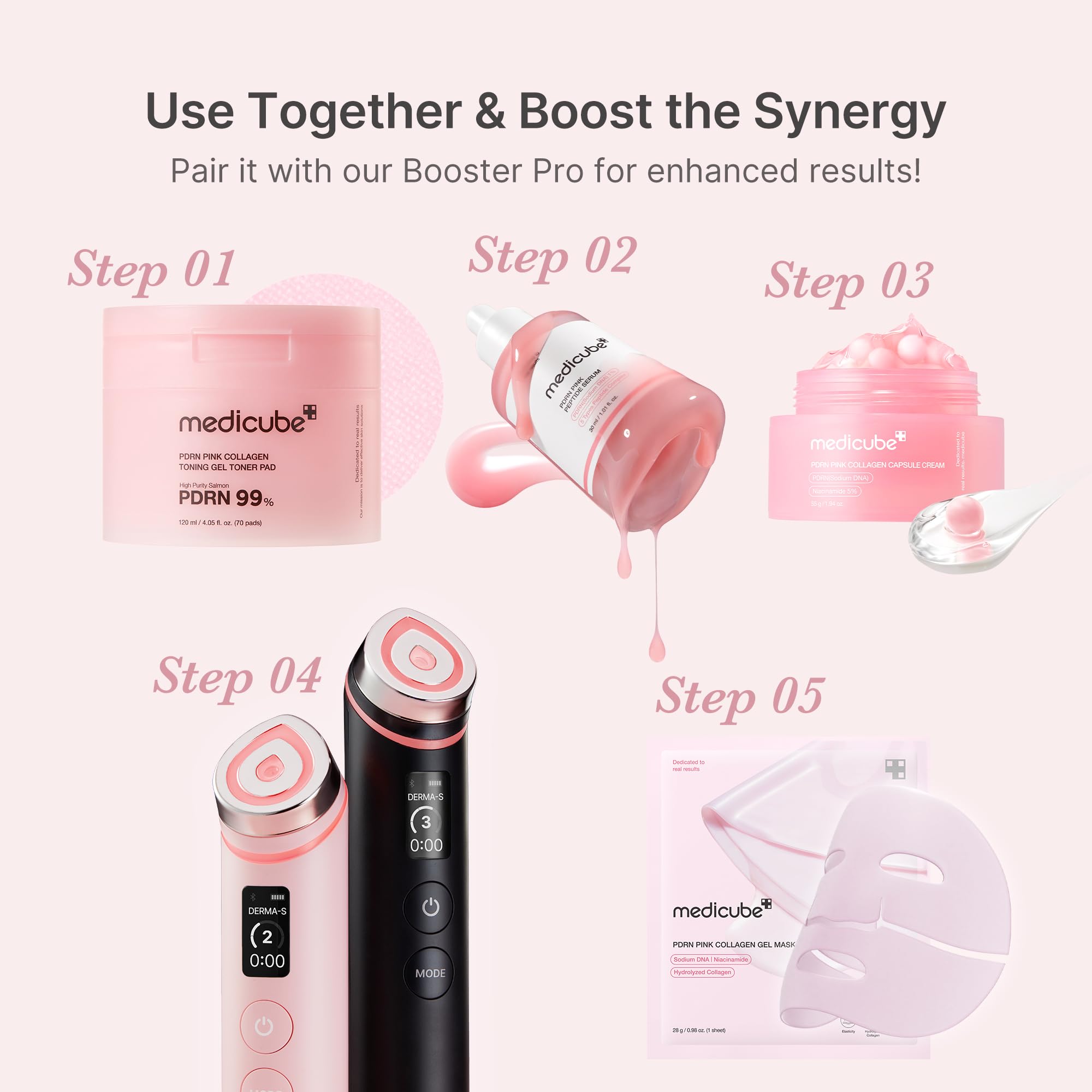 medicube-pdrn-pink-peptide-serum-brightening-firming-glow-serum image 7