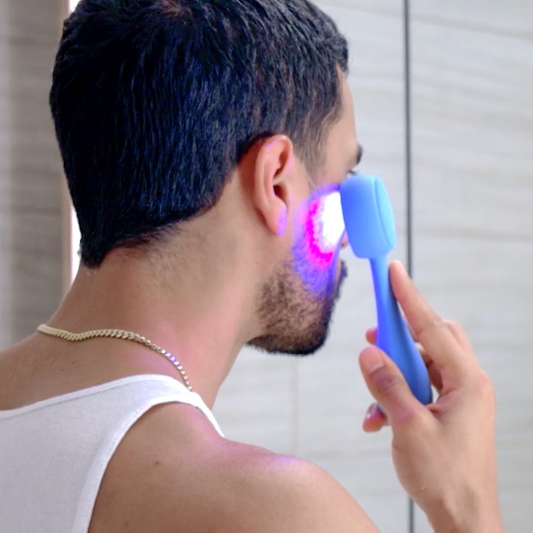 pmd-beauty-led-clean-acne-man-blue-light-therapy-sonic-cleansing-device image 8