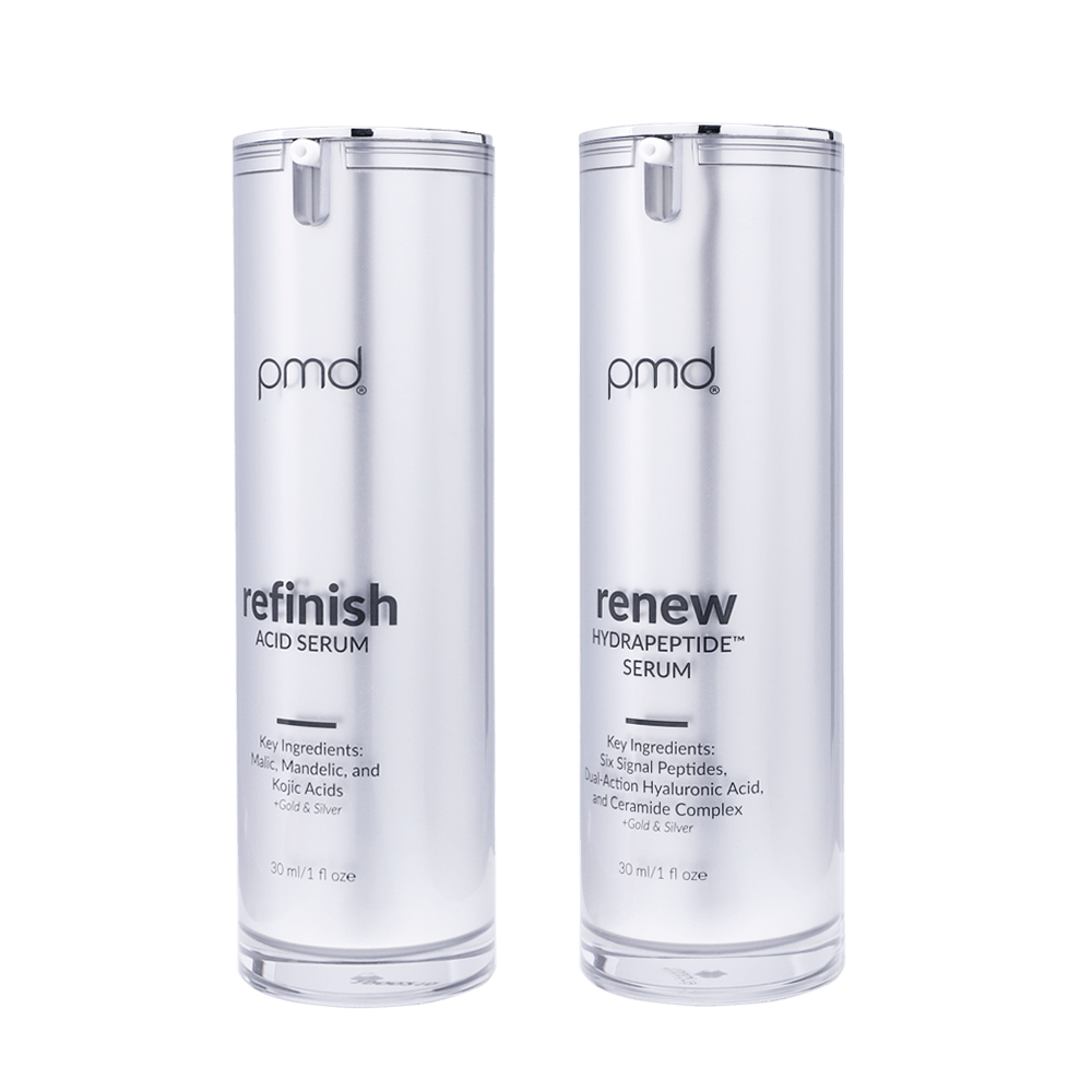 pmd-beauty-serum-bundle-renew-hydratingpeptides-serum-refinish-acid-serum image 1